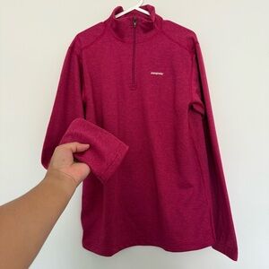 Patagonia Fuchsia Quarter-Zip Fleece